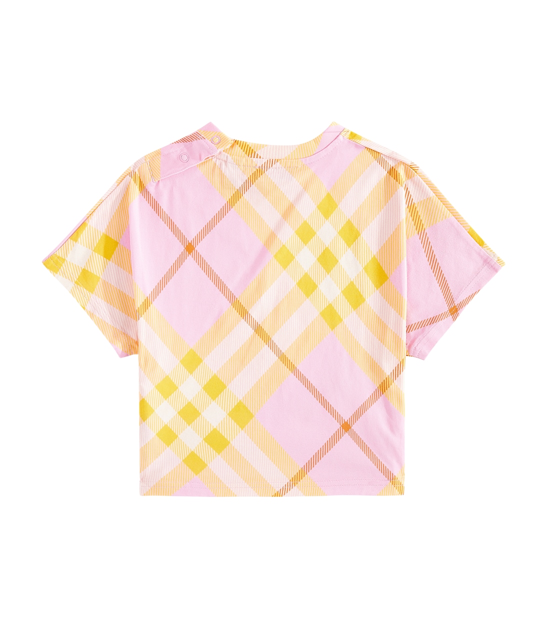 T-shirt Burberry Check en coton | Burberry Kids