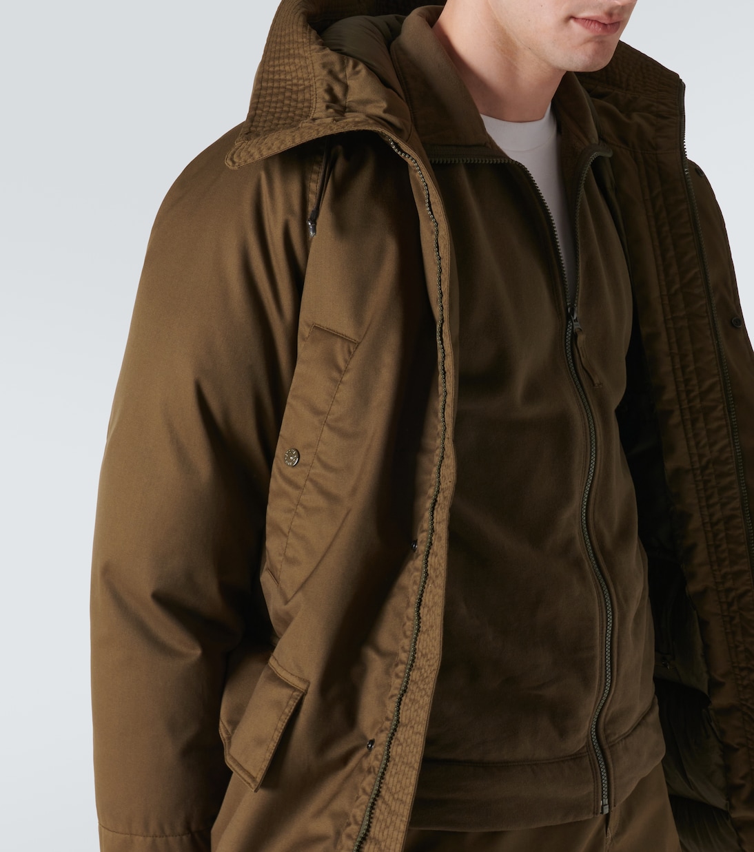 Veste doudoune Ghost Compass en laine vierge | Stone Island