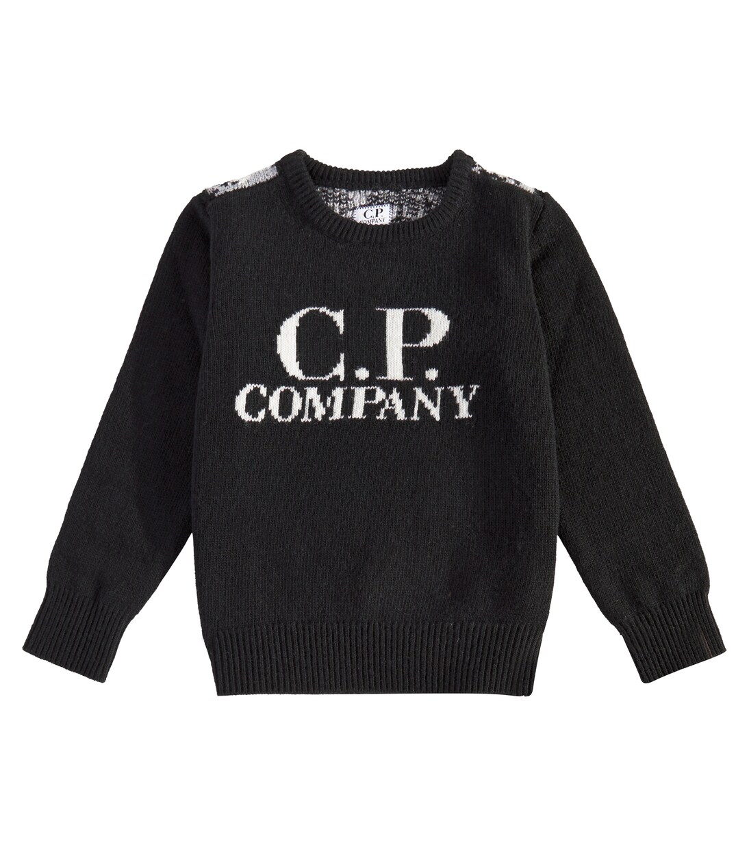 Logo wool-blend sweater | C.P. Company Kids