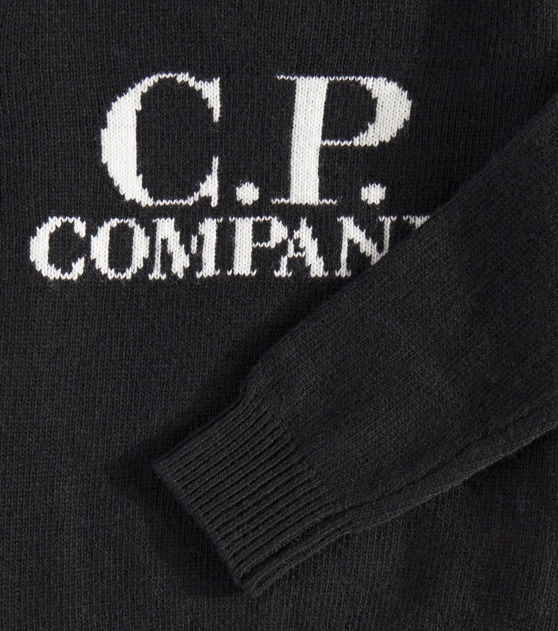 Logo wool-blend sweater | C.P. Company Kids