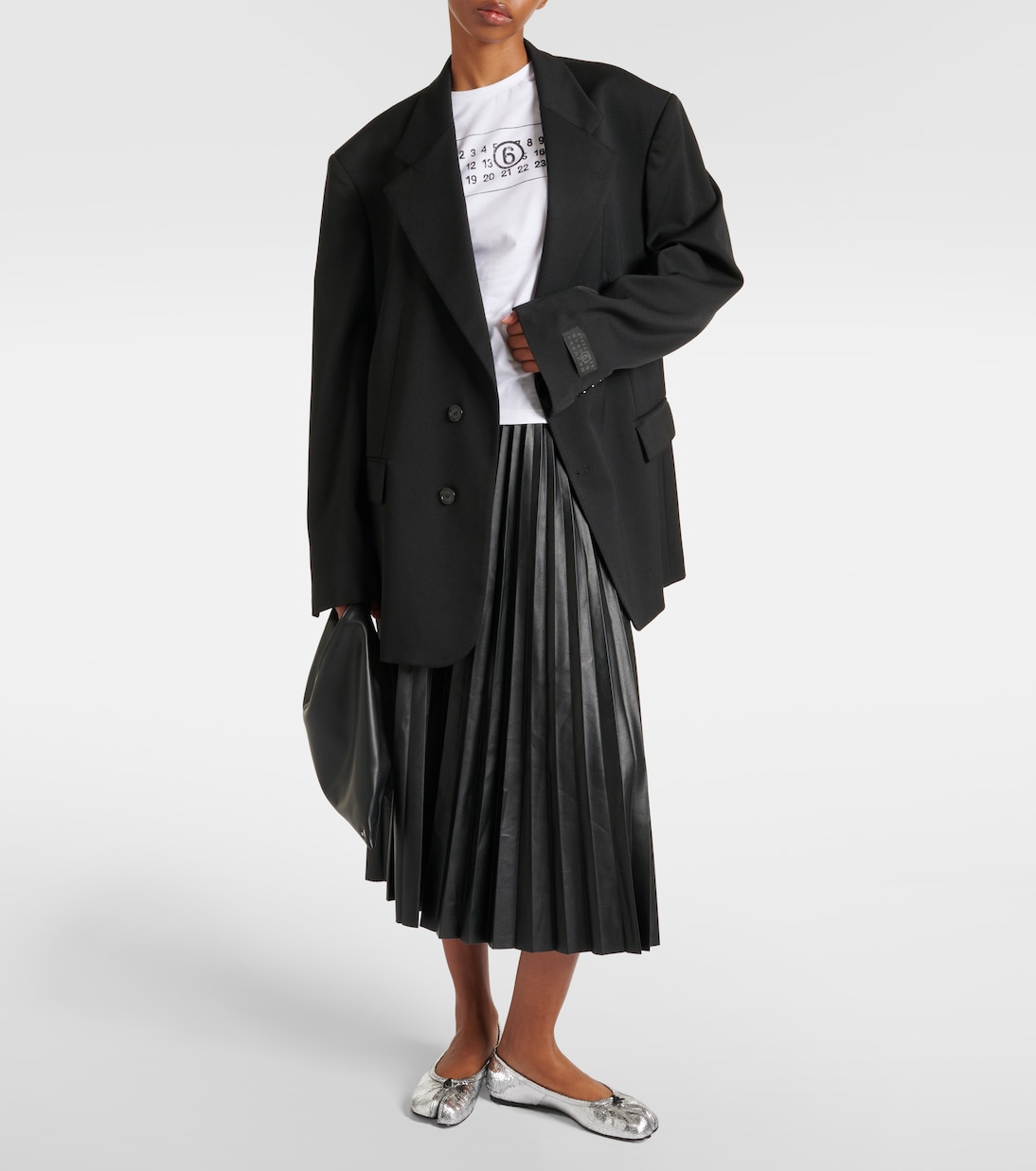 Camiseta de jersey de algodón estampada | MM6 Maison Margiela