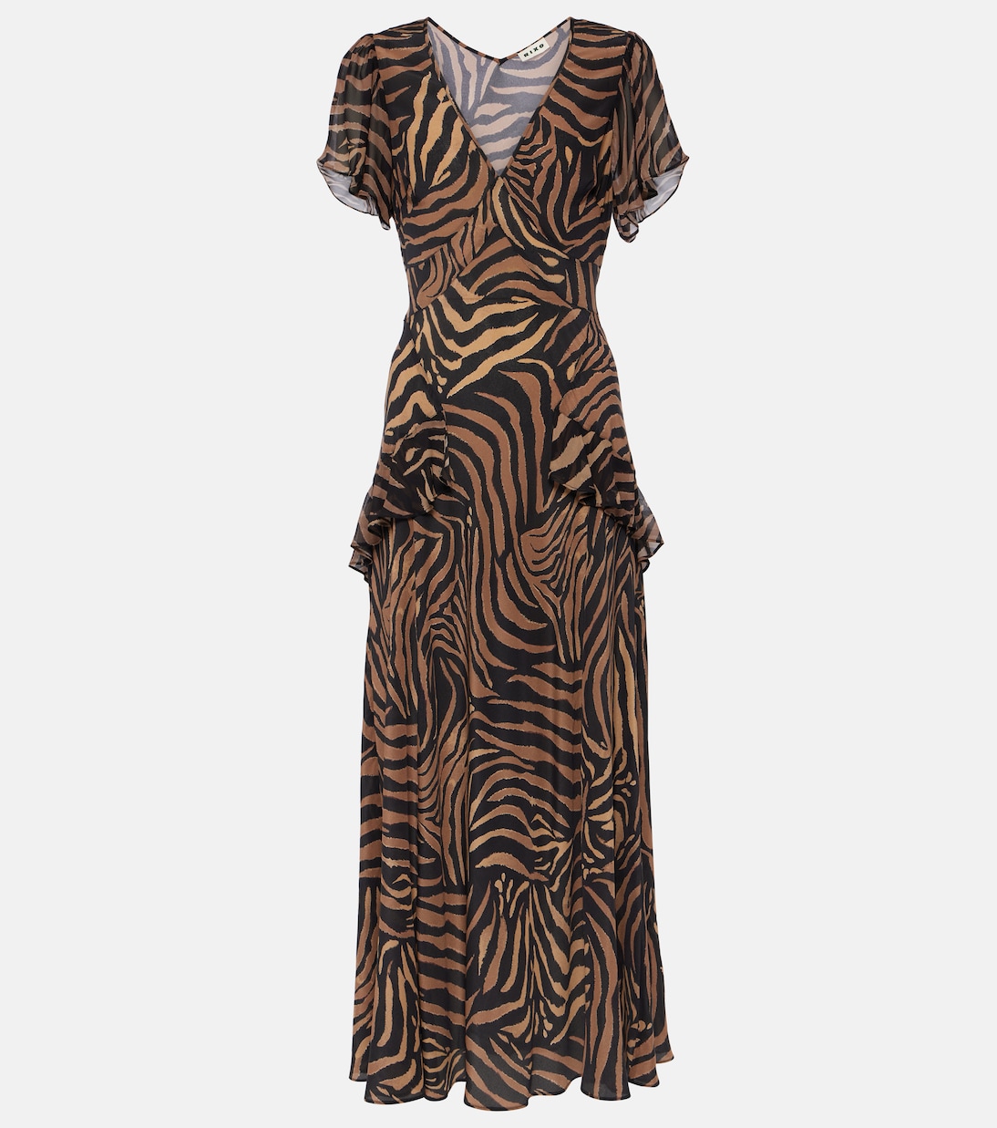Evie printed silk midi dress | Rixo