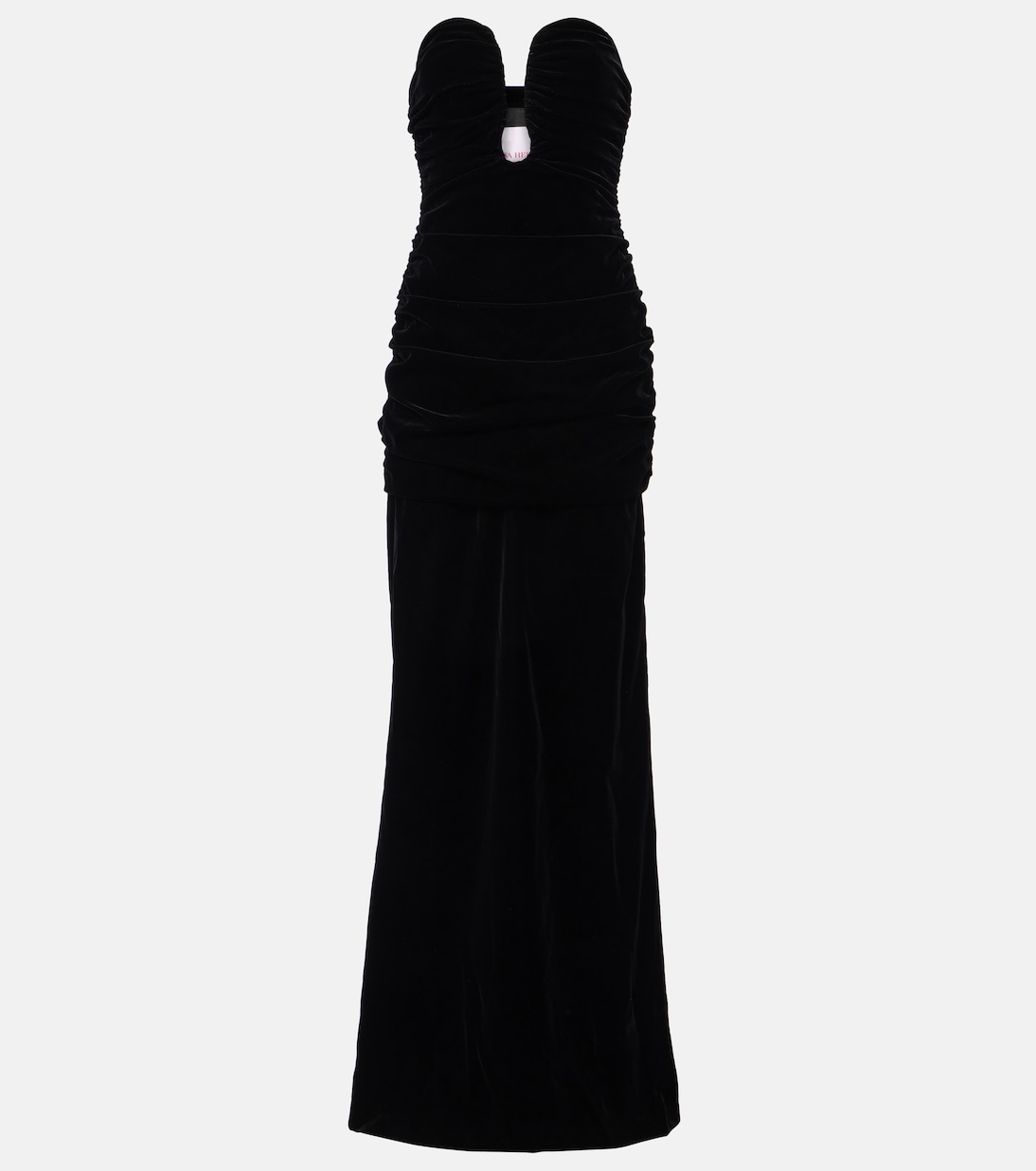 Robe longue en velours | Carolina Herrera