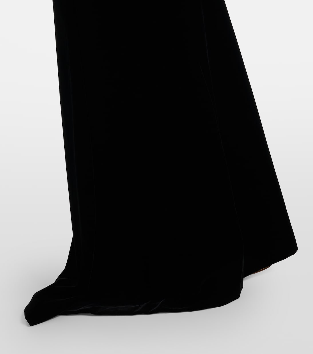 Robe longue en velours | Carolina Herrera