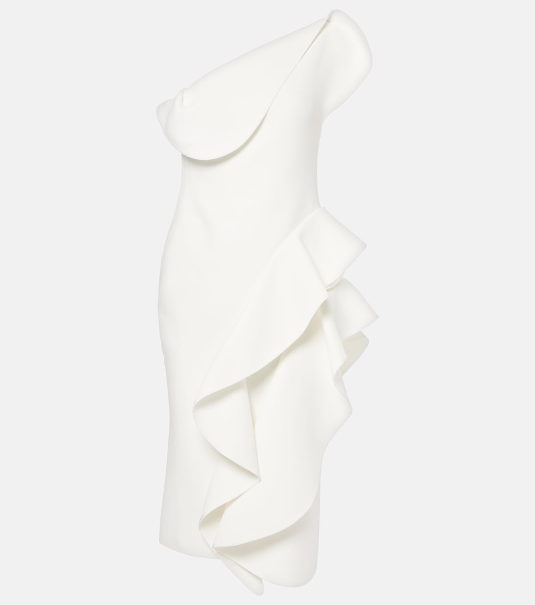 Bridal - Abito midi Rhythm con volant | Maticevski