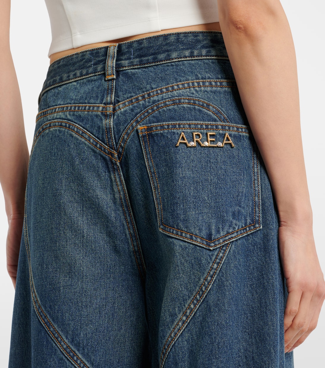 Jeans a gamba larga e vita alta | Area