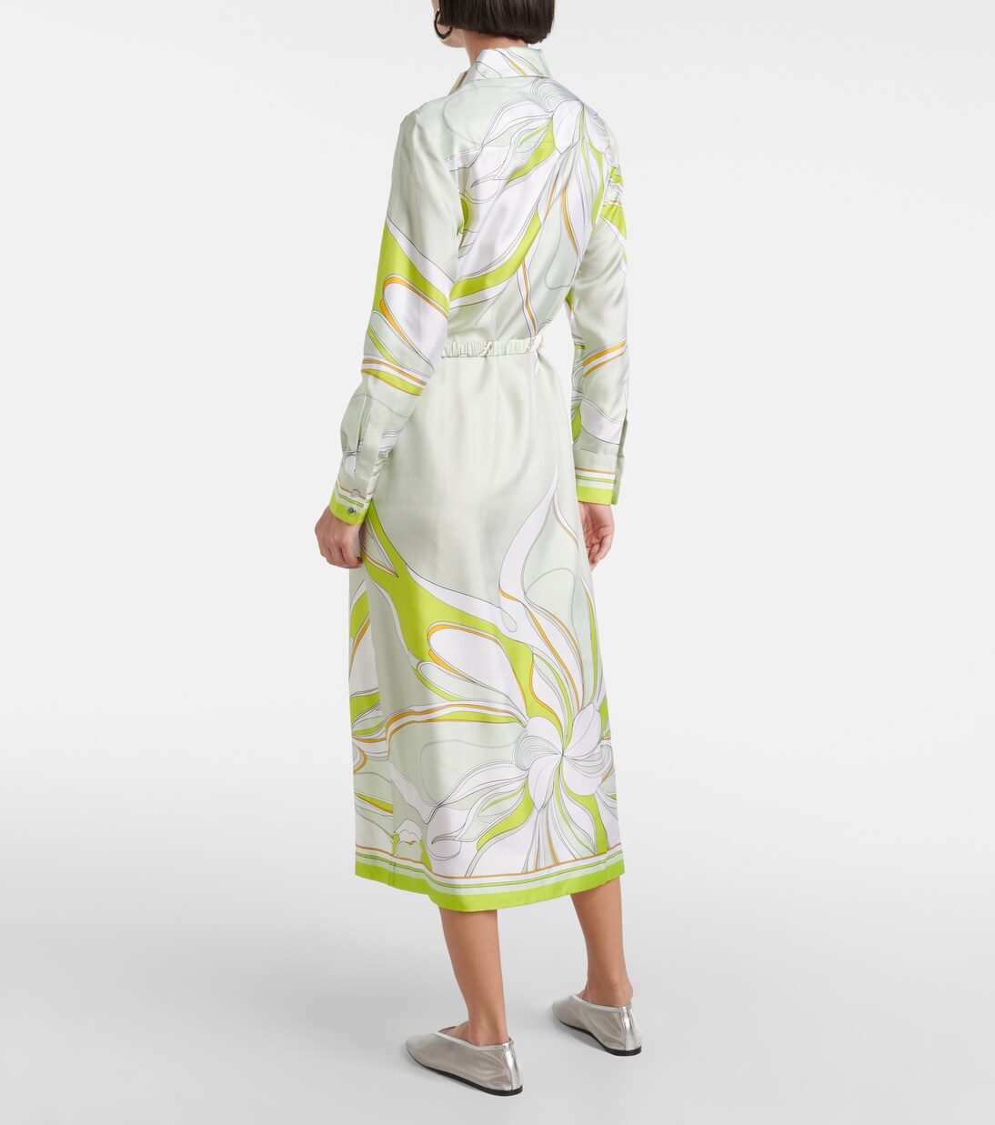 Bedrucktes Hemdblusenkleid aus Seiden-Twill | Tory Burch