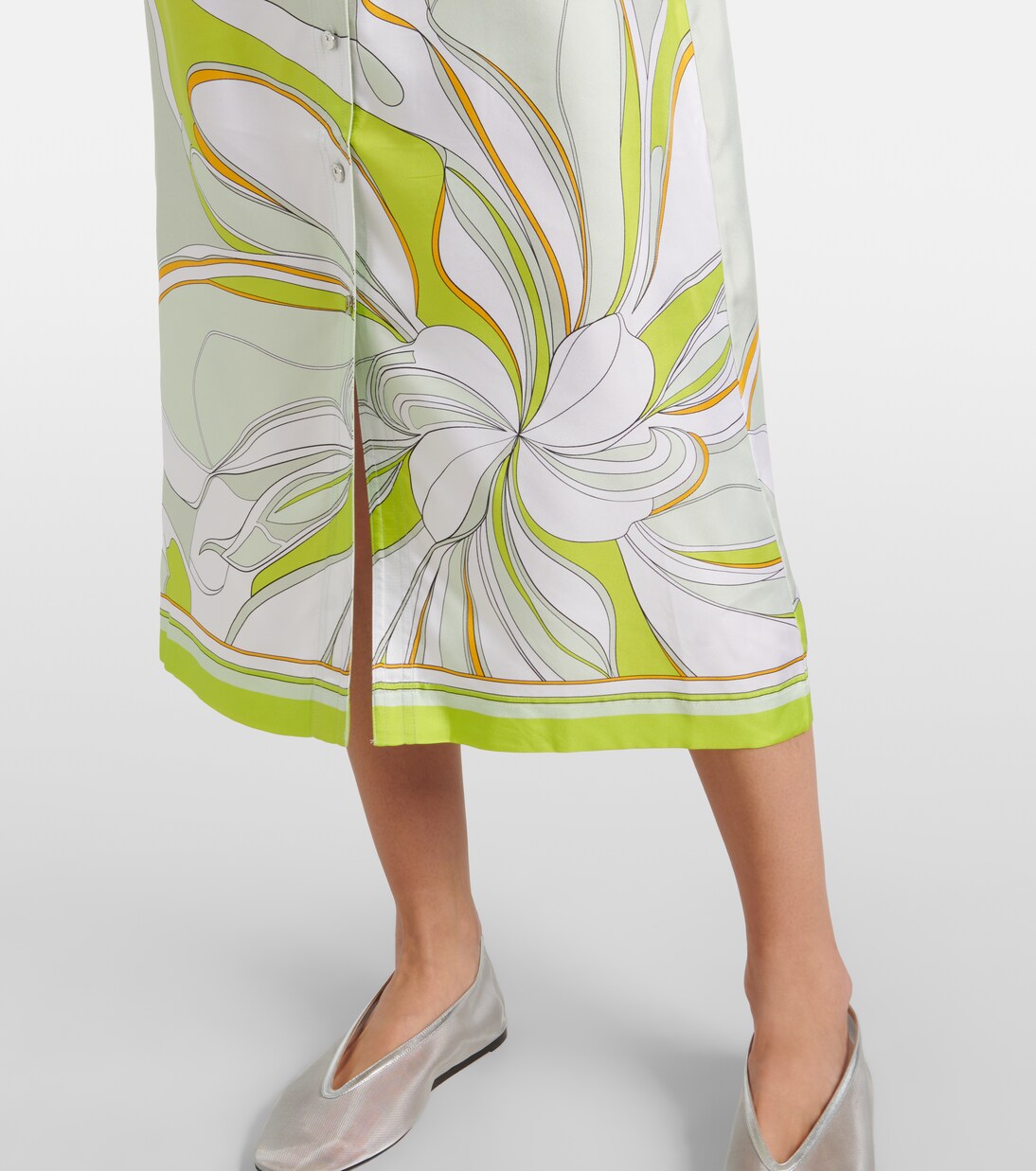 Bedrucktes Hemdblusenkleid aus Seiden-Twill | Tory Burch