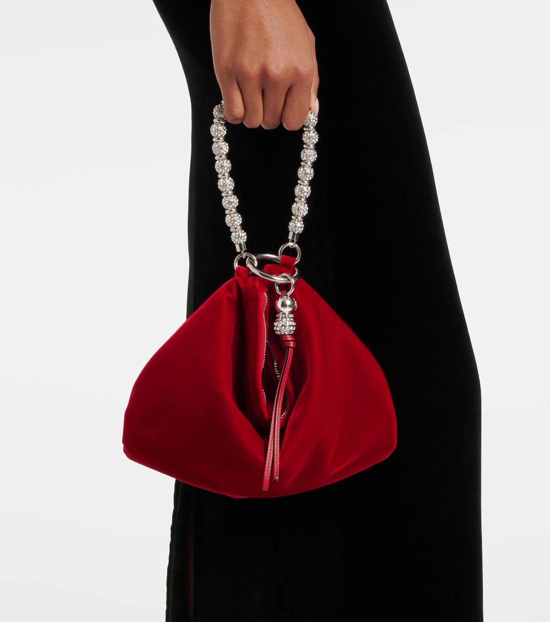 Callie velvet clutch | Jimmy Choo