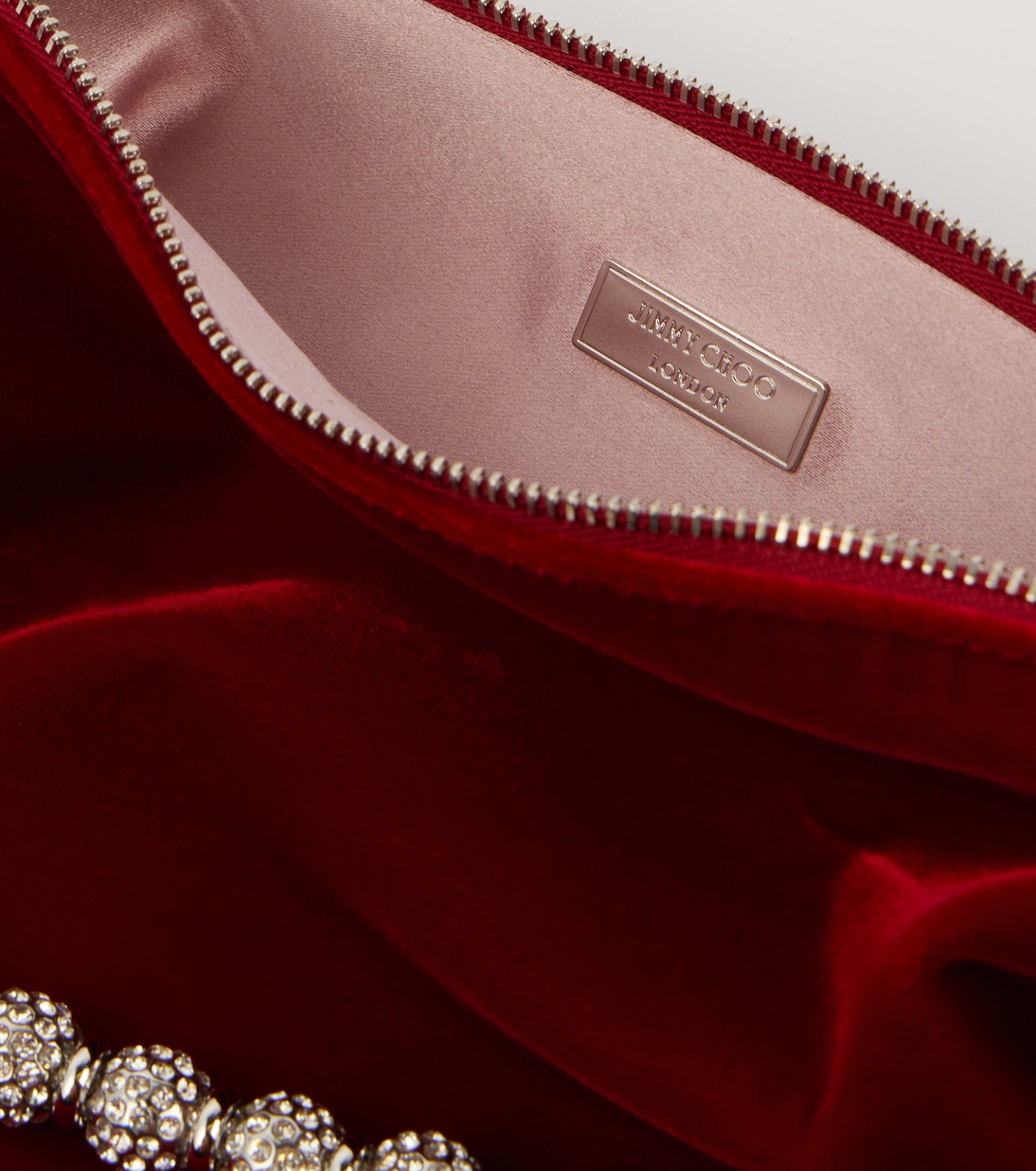 Callie velvet clutch | Jimmy Choo