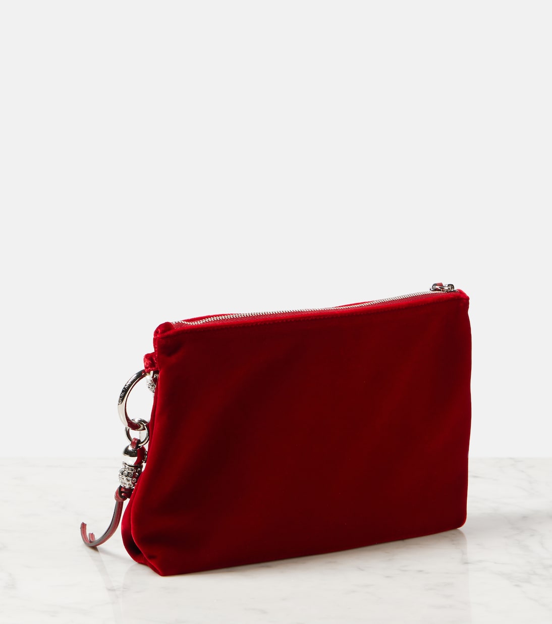 Callie velvet clutch | Jimmy Choo