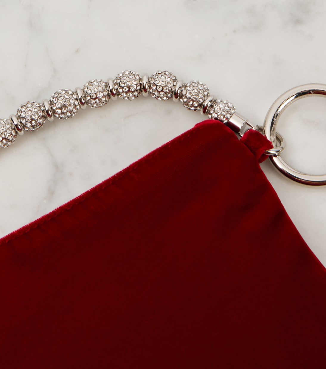Callie velvet clutch | Jimmy Choo