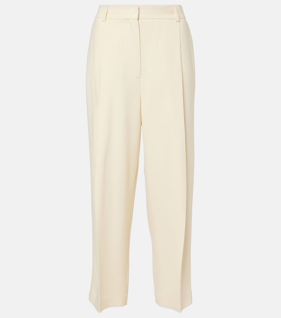 Pantalon droit à taille basse | Toteme