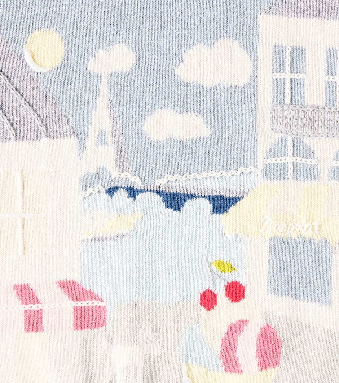 Pullover Elvira in jacquard di cotone | Bonpoint