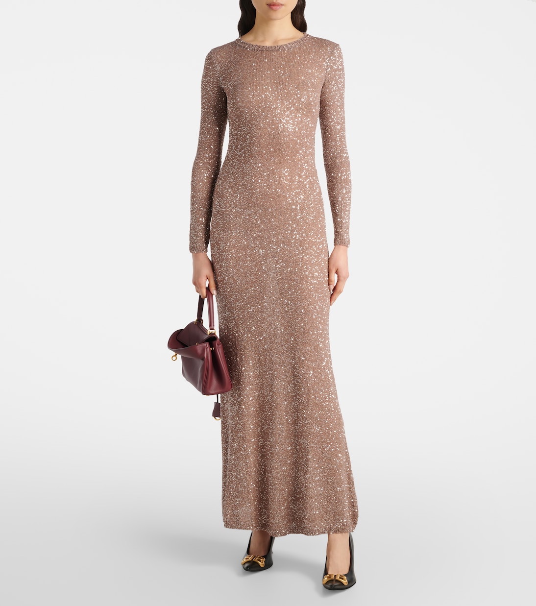 Robe longue à sequins | Balenciaga