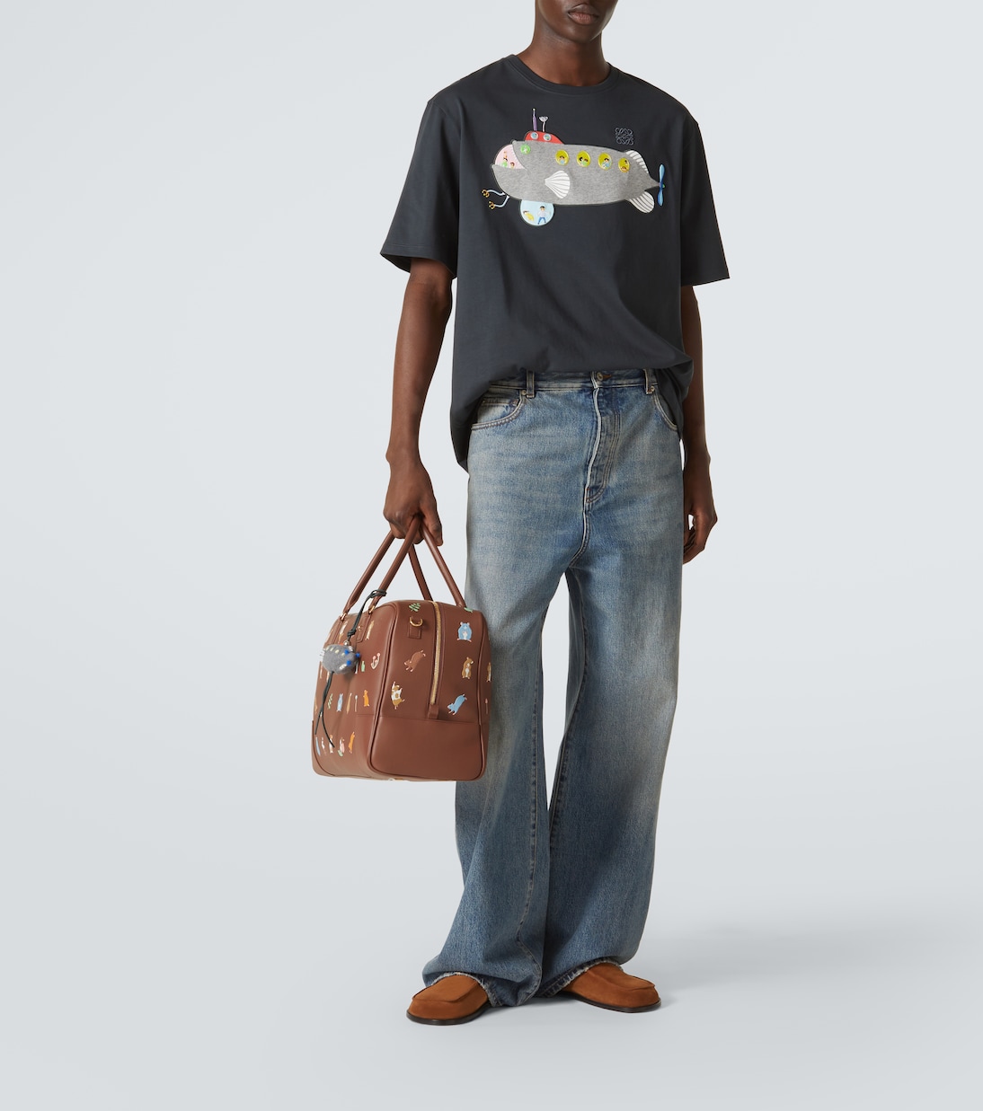x Suna Fujita – T-shirt Submarine en coton | Loewe