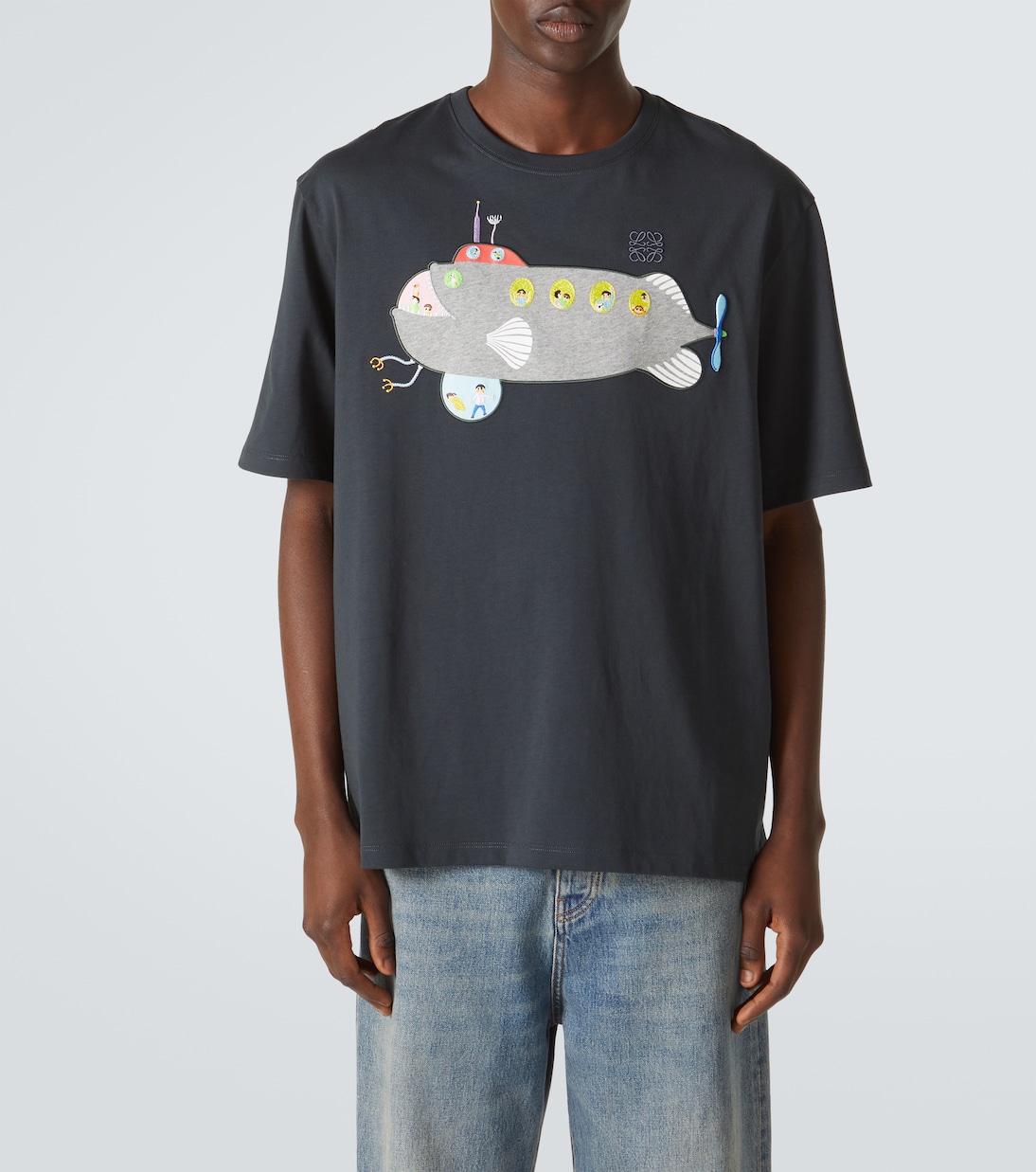 x Suna Fujita – T-shirt Submarine en coton | Loewe
