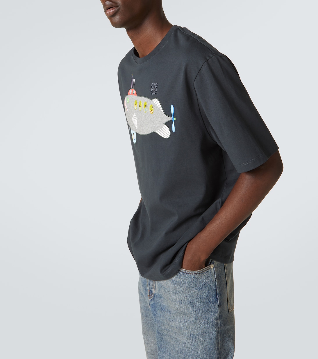x Suna Fujita – T-shirt Submarine en coton | Loewe