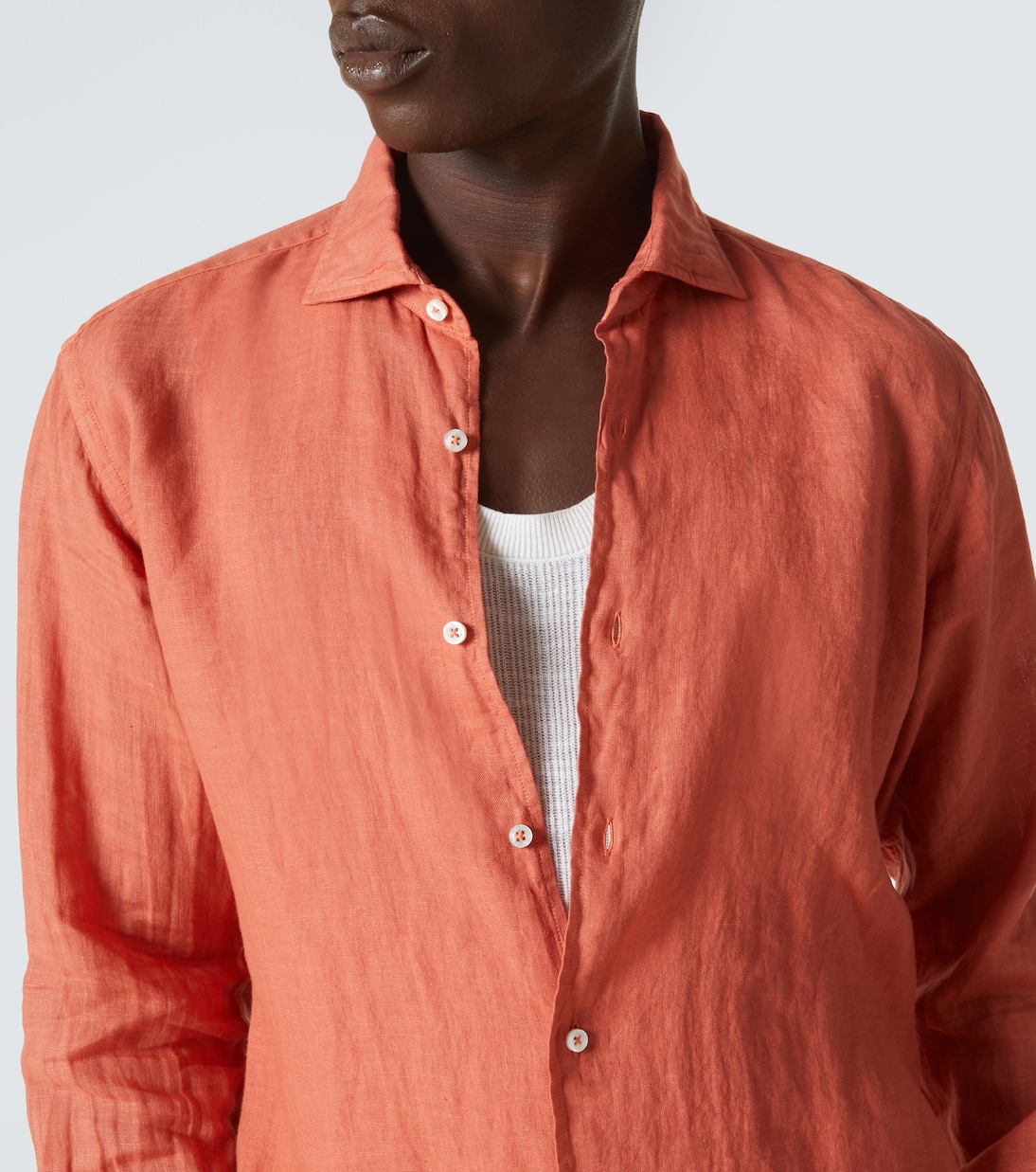 Camicia Oxford in lino | Fedeli