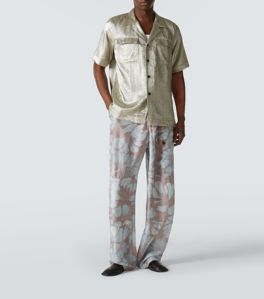 Camicia metallizzata | Dries Van Noten