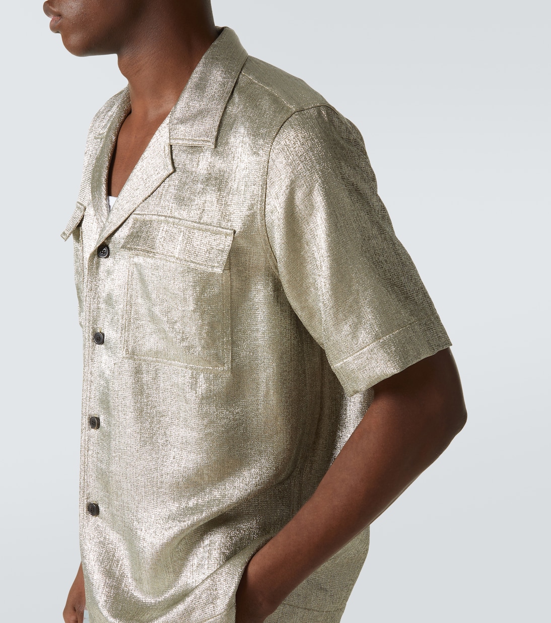 Camicia metallizzata | Dries Van Noten