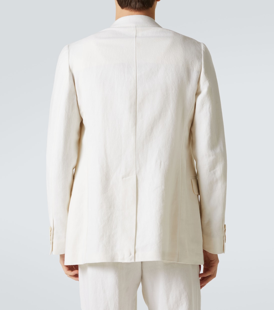 Blazer in lino, lana, seta e cashmere | Dries Van Noten