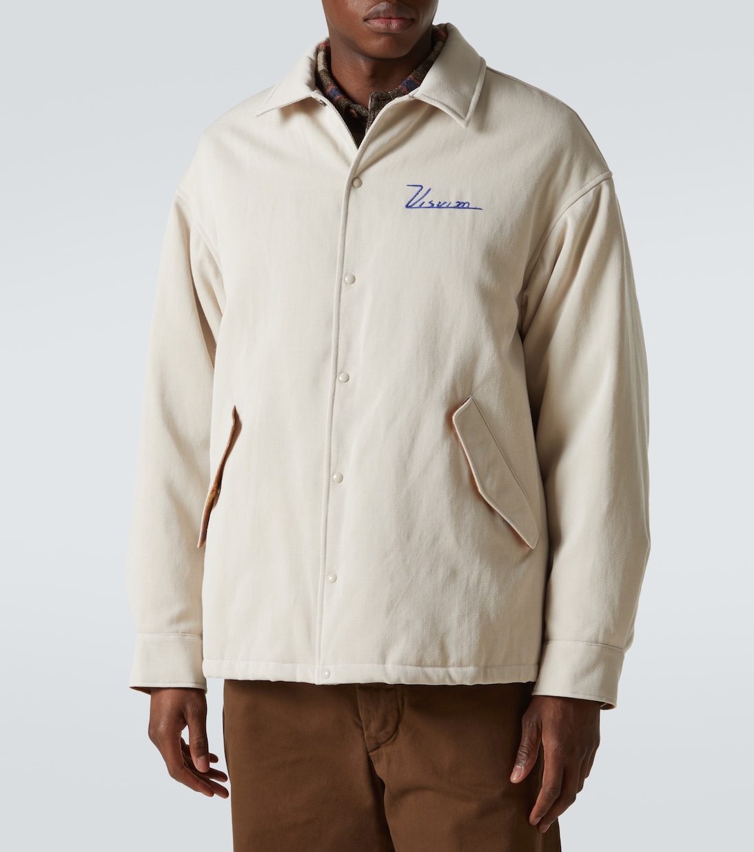 Westwood Team wool and linen down jacket | Visvim