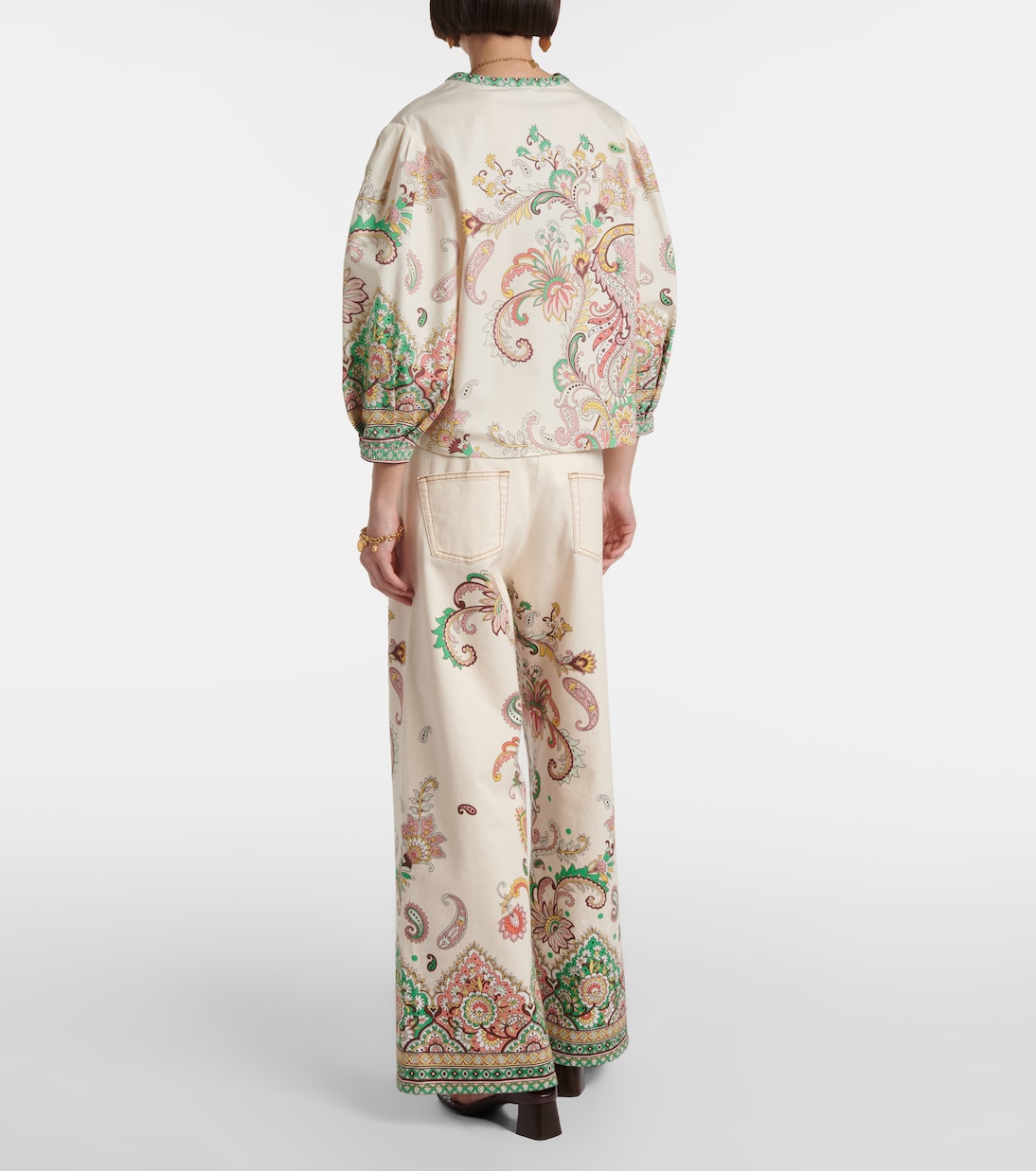 Top in cotone con stampa | Etro