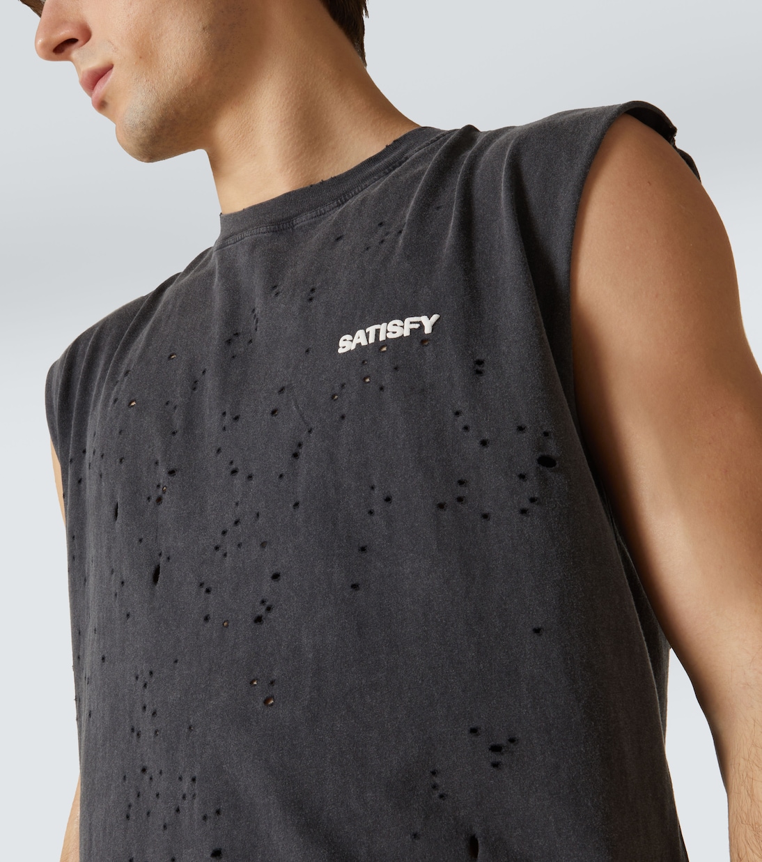 Camiseta MothTech Muscle de algodón | Satisfy