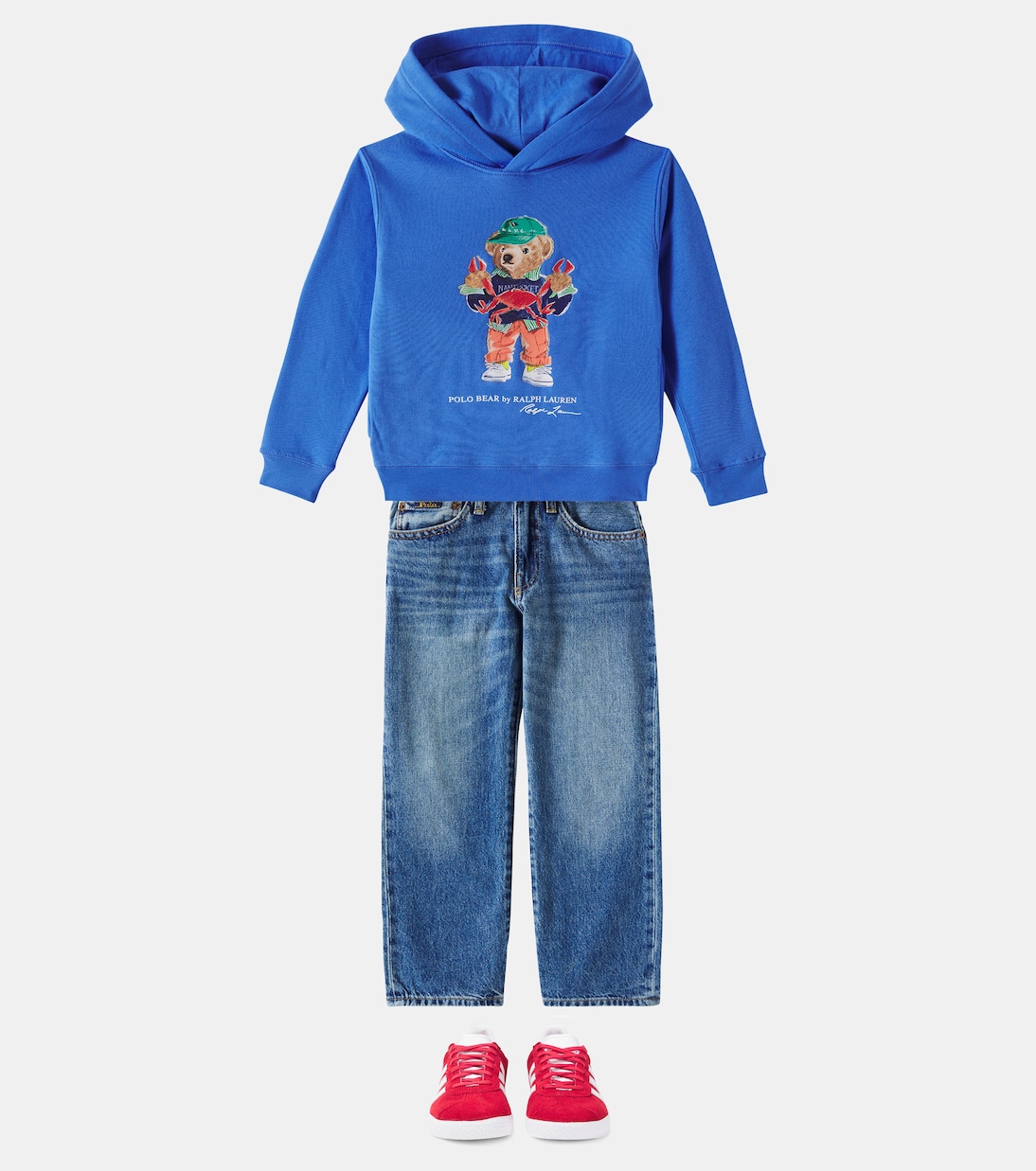 Sweat-shirt à capuche Polo Bear | Polo Ralph Lauren Kids