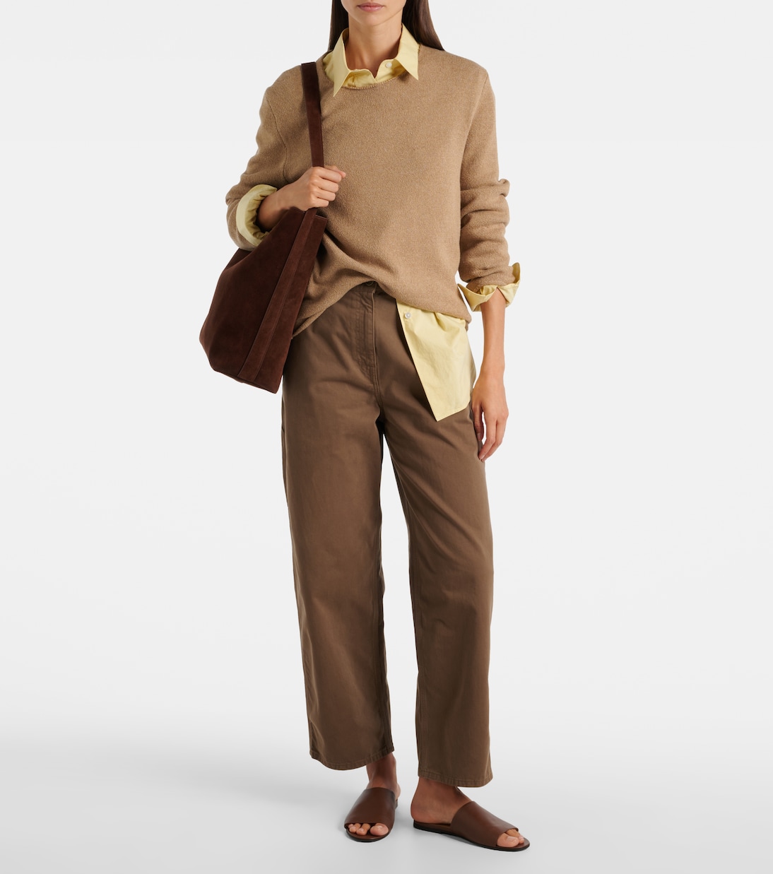 Sac Supple suede tote bag | Aesther Ekme
