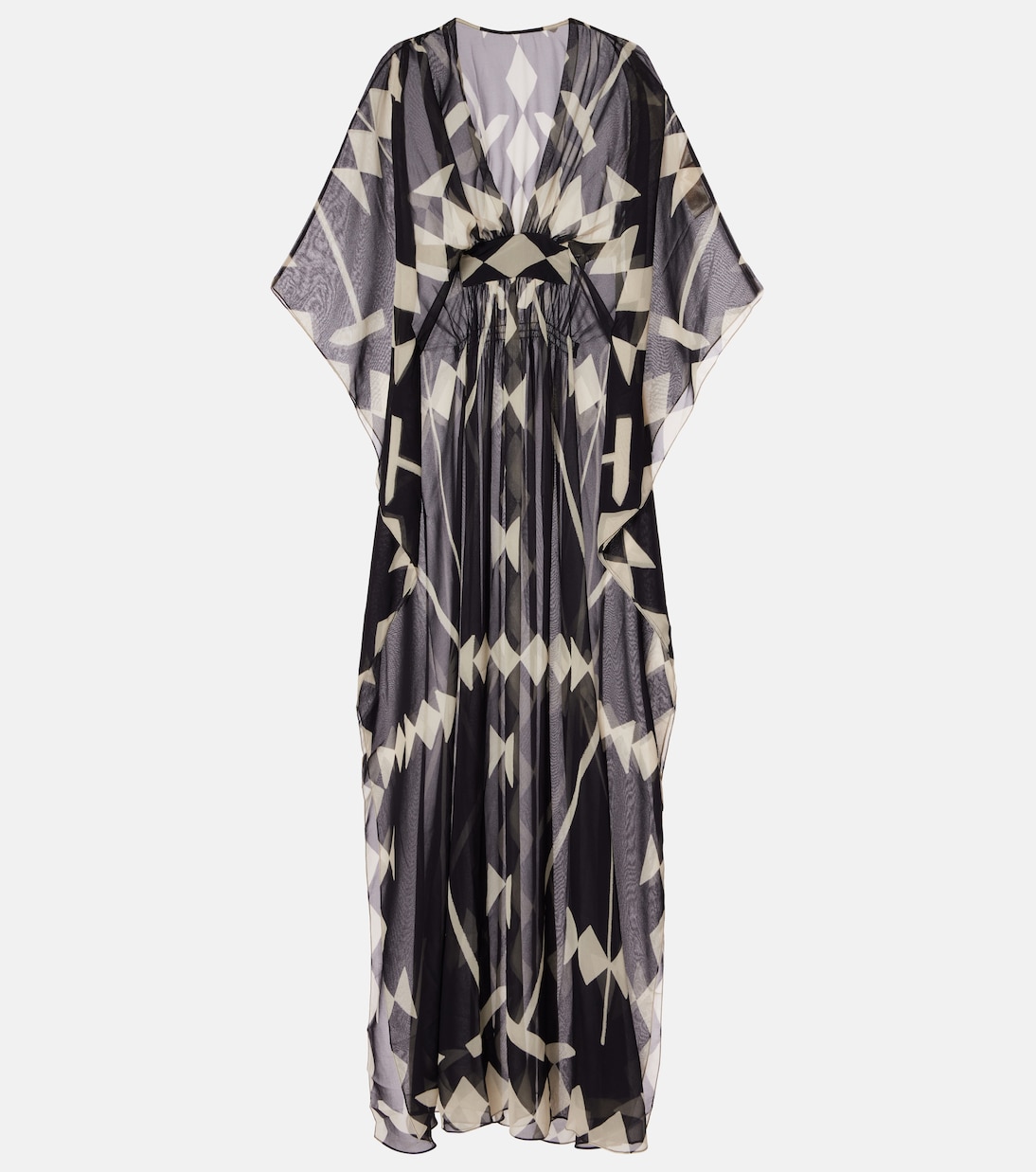 Printed georgette maxi dress | Johanna Ortiz