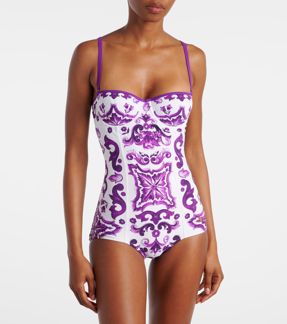 Majolica balconette swimsuit | Dolce&Gabbana