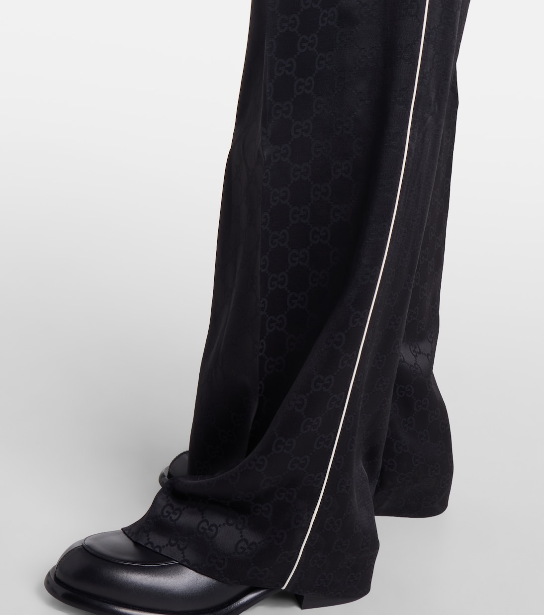 Hammered GG satin jumpsuit | Gucci