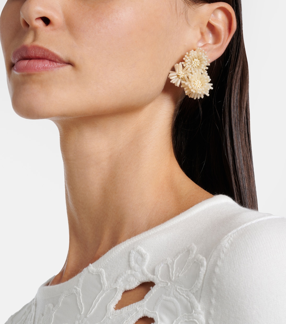 Clip-Ohrringe Pompom | Oscar de la Renta