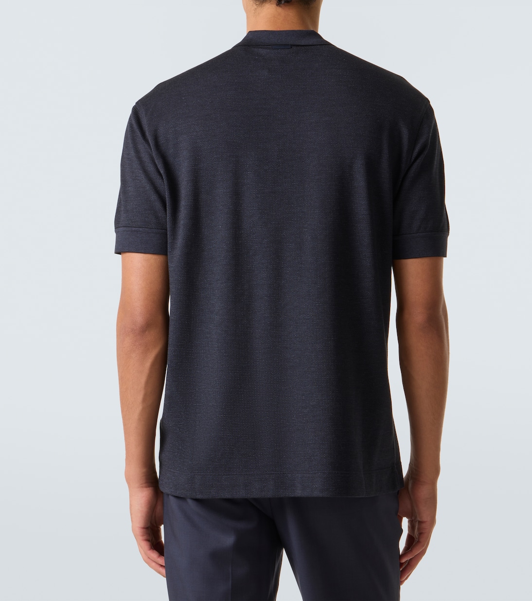 Cotton and silk polo shirt | Zegna