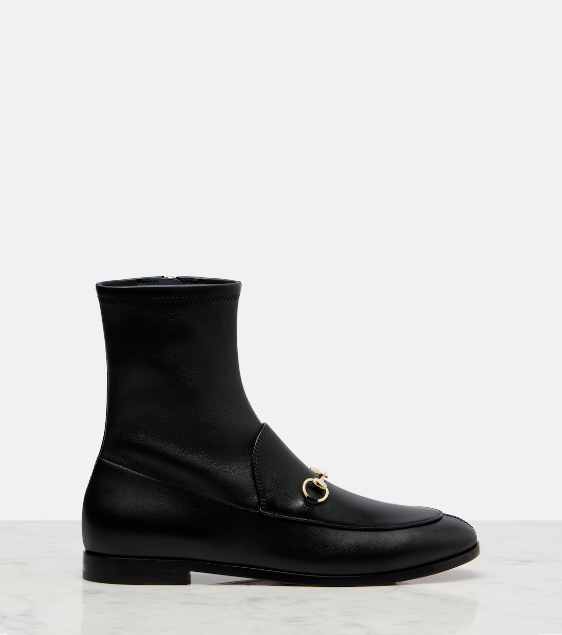 Ankle Boots Horsebit aus Leder | Gucci