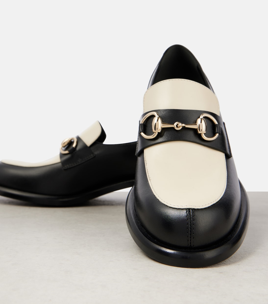 Horsebit leather loafers | Gucci