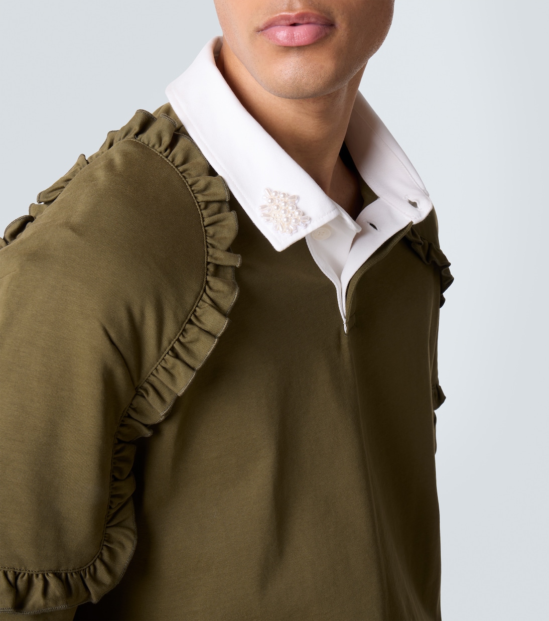 Polohemd aus Baumwoll-Jersey | Simone Rocha
