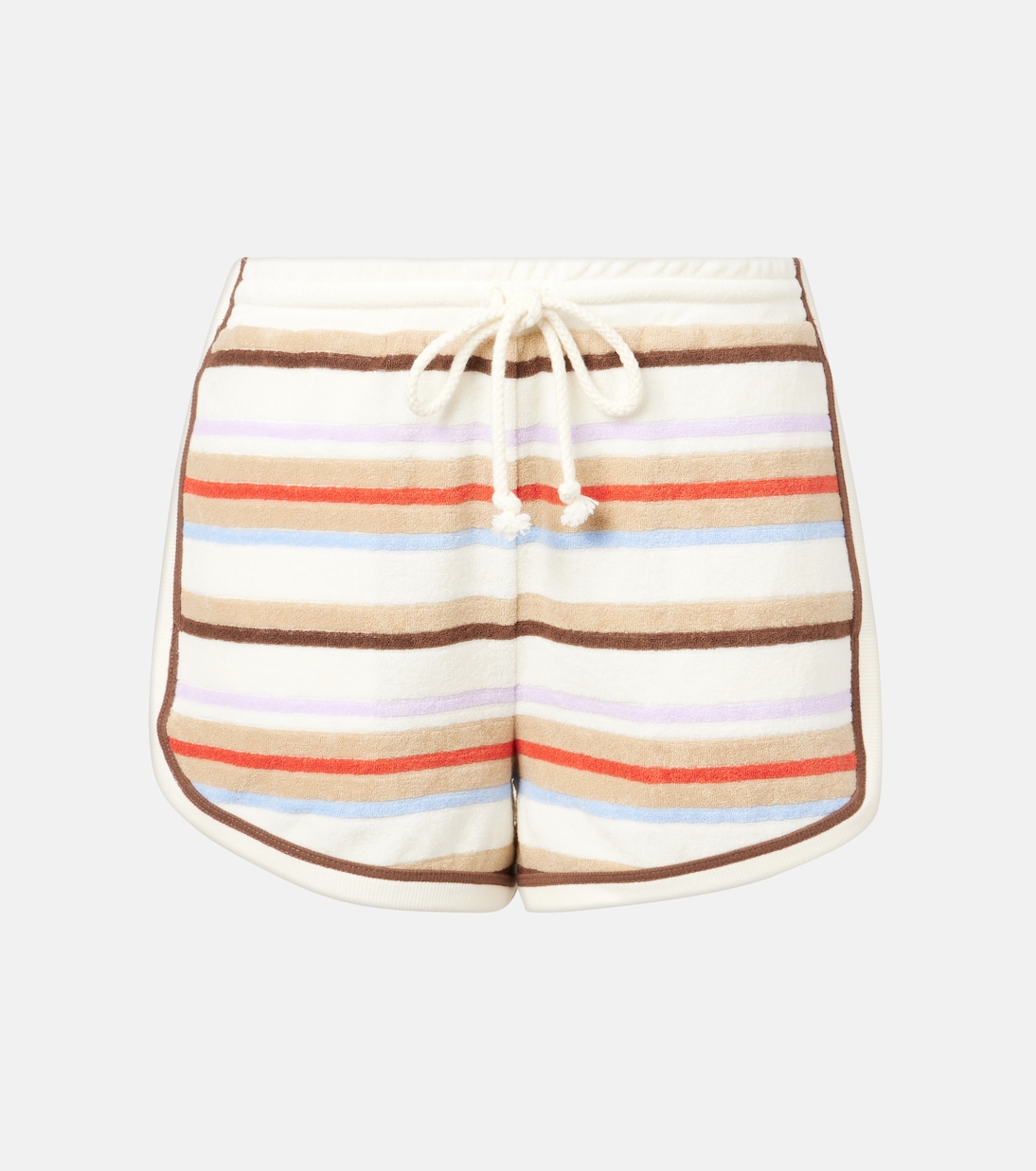 Mulberry striped cotton-blend shorts | Veronica Beard