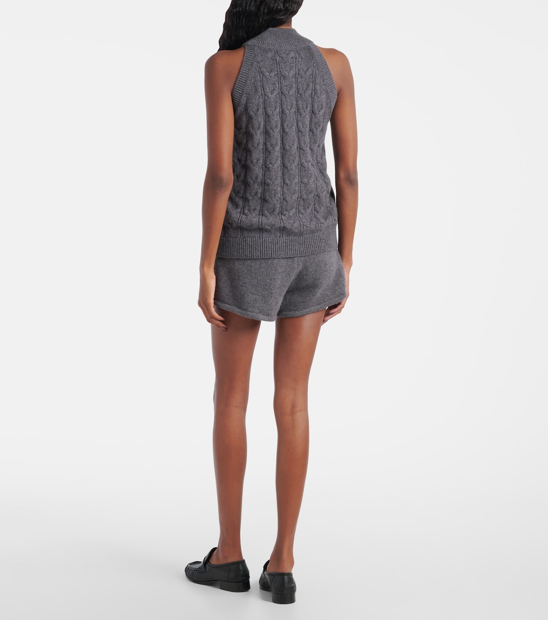 Top Serafine in cashmere a trecce | Lisa Yang