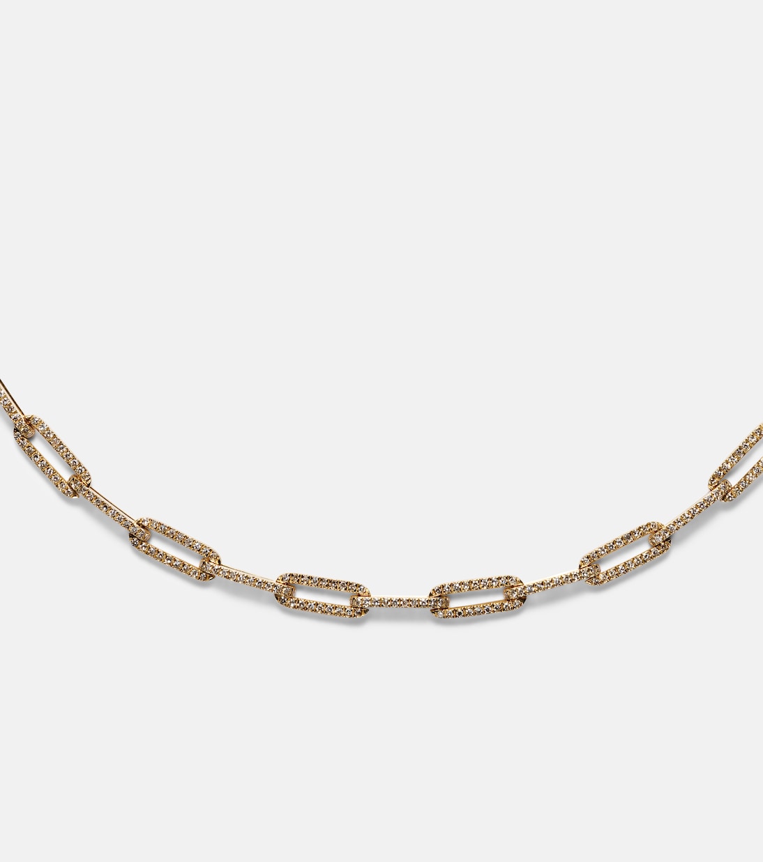 Collana a catena in oro 18kt con diamanti | Shay Jewelry