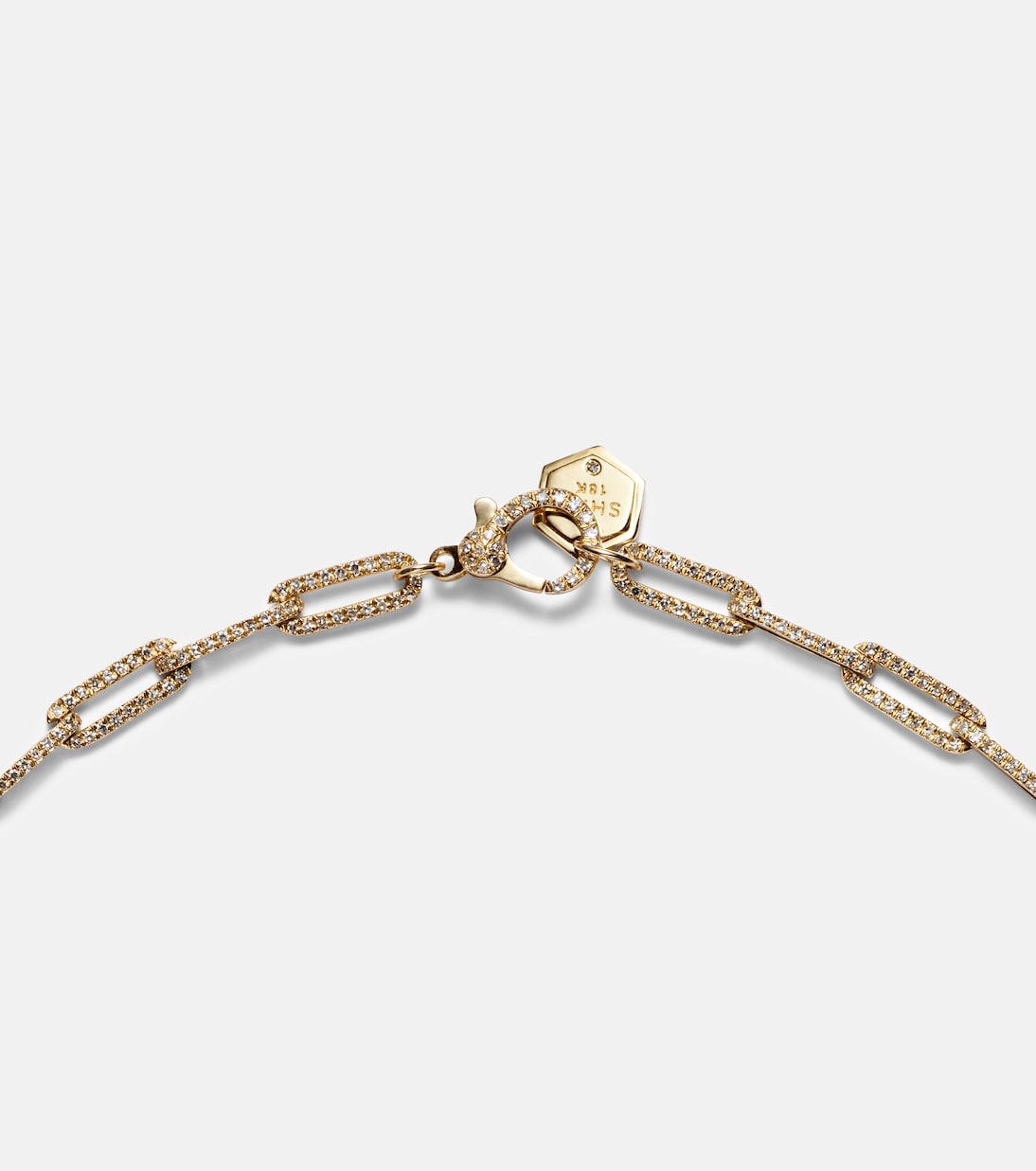 Collana a catena in oro 18kt con diamanti | Shay Jewelry