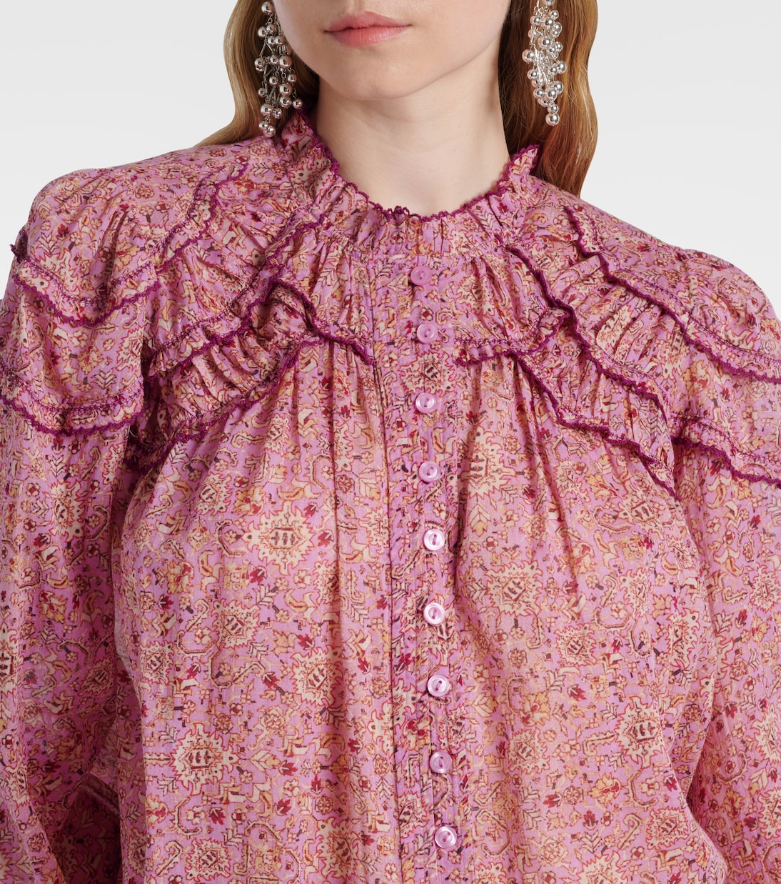 Bedruckte Bluse Christa aus Baumwolle  | Marant Etoile