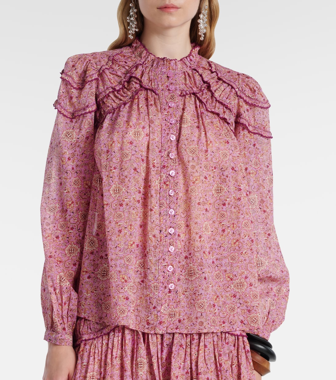 Bedruckte Bluse Christa aus Baumwolle  | Marant Etoile