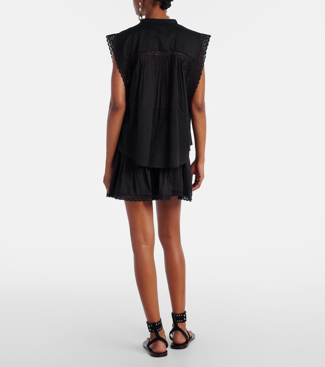 Top Grecia aus Baumwolle mit Spitze | Marant Etoile