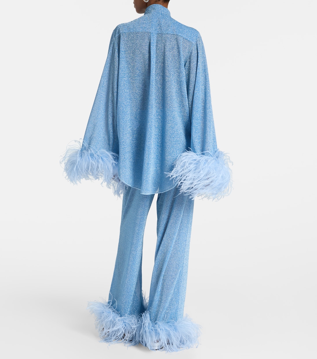 Camisa Lumière Plumage con plumas | Oséree
