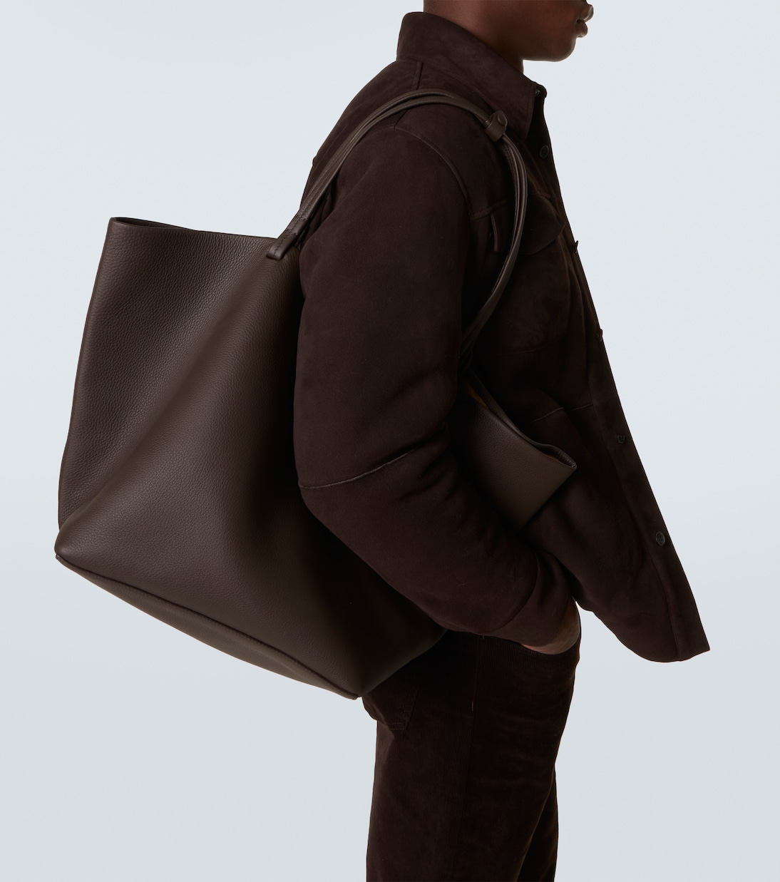 Park XL leather tote bag | The Row
