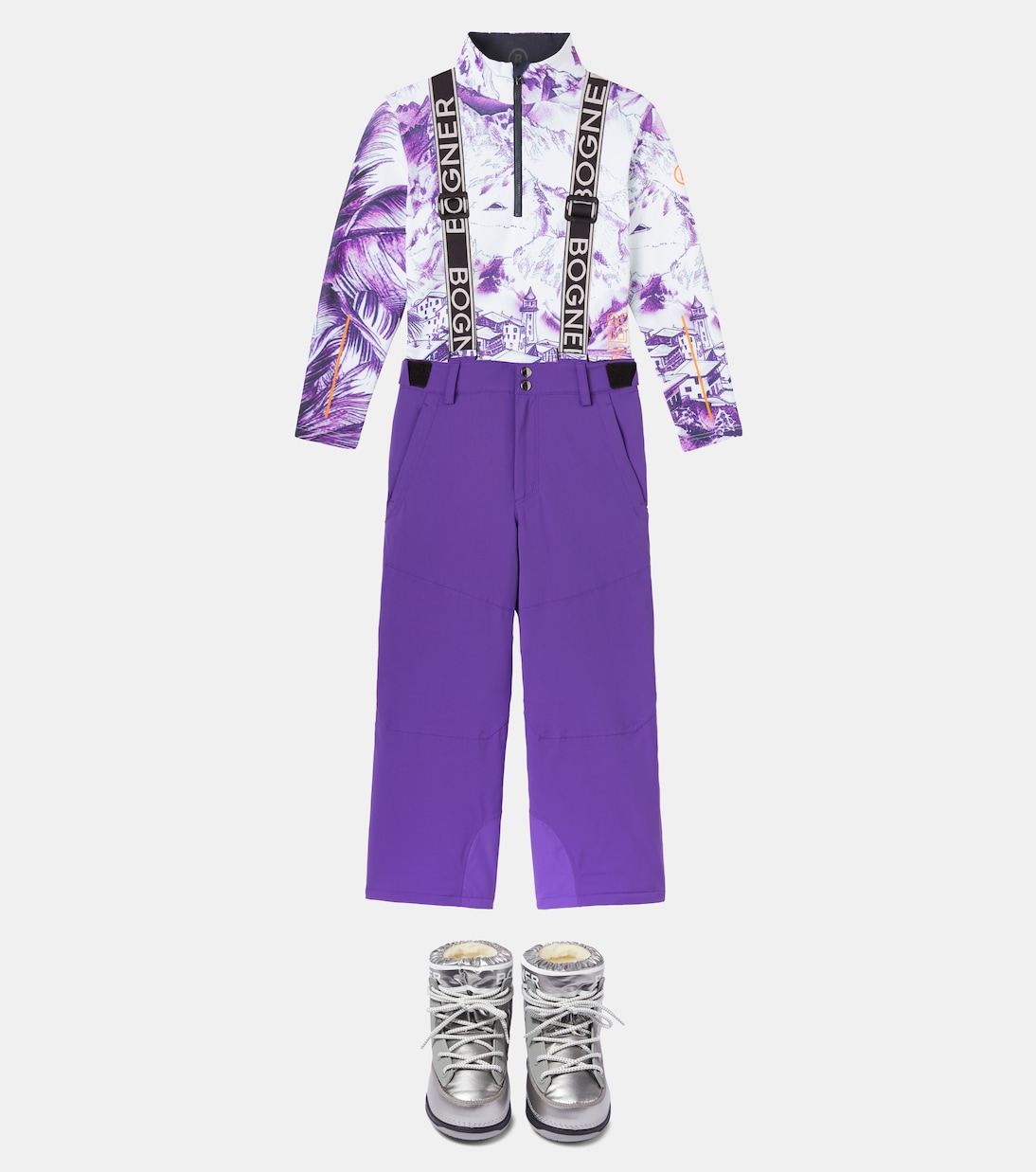 Yuki logo ski salopettes | Bogner Kids