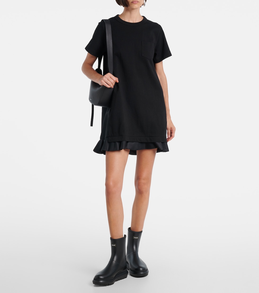 Logo ankle boots | Sacai